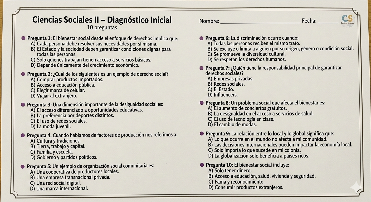 Diagnostico Ciencias Sociales 2 